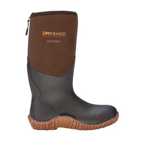 Dryshod Barnstormer Men\'s Hi Size 13 Brown Work Farm Hunting Boot BSM-MH-BR